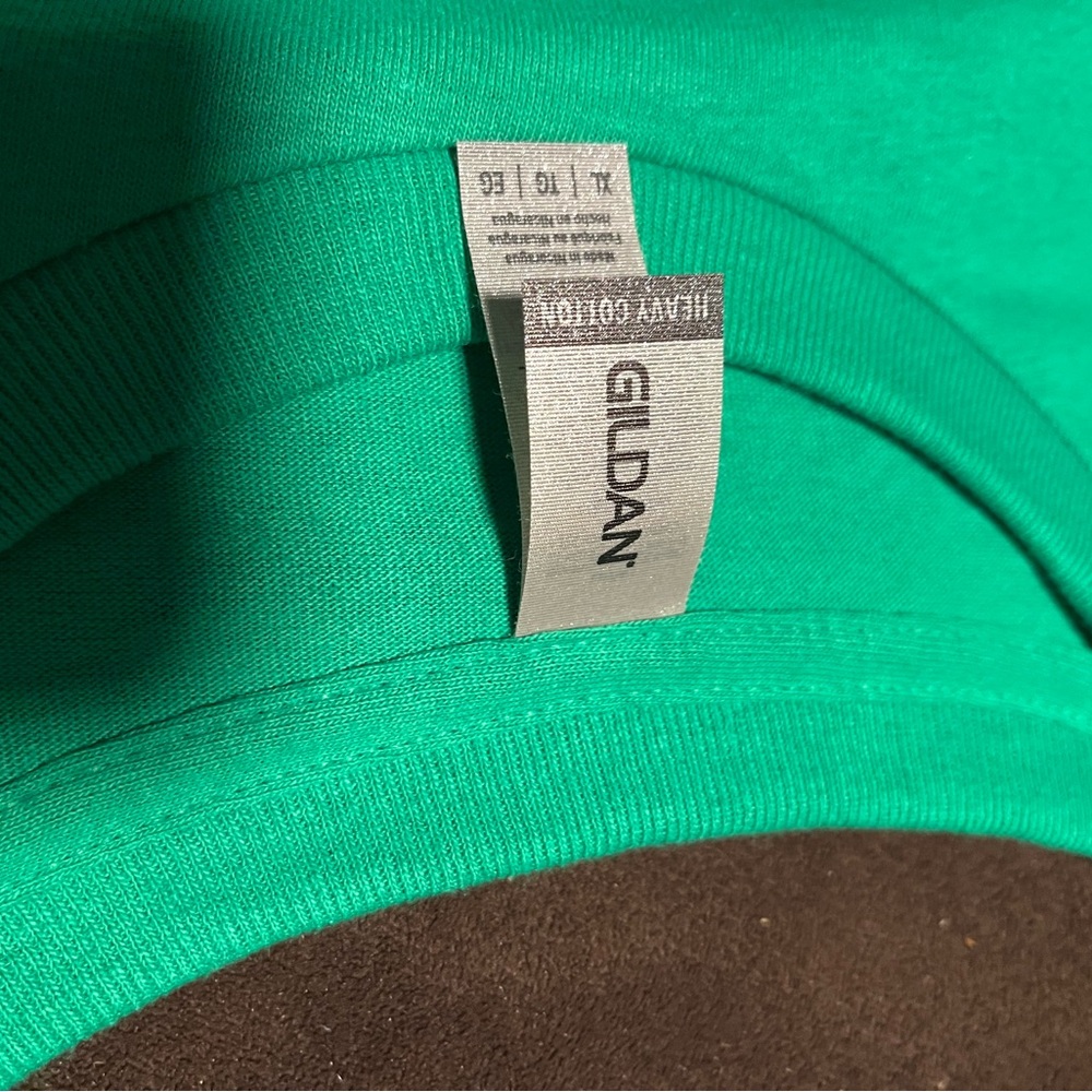 Green Short Sleeve Shirt with cute character on it - Picture 3 of 3